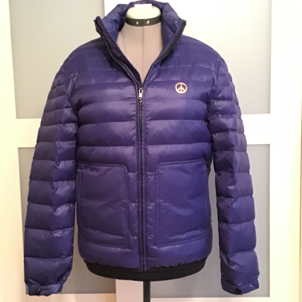 Love Moschino Purple Puffer Jacket Us 12/14